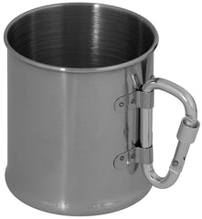 Cana cu Carabină Inox FoxOutdoor - 100% Inox, Pliabilă
