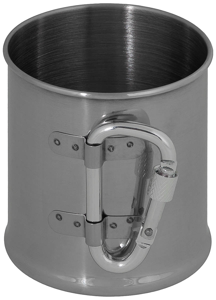 Cana cu Carabină Inox FoxOutdoor - 100% Inox, Pliabilă