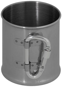 Cana cu Carabină Inox FoxOutdoor - 100% Inox, Pliabilă