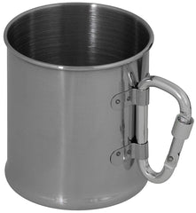 Cana cu Carabină Inox FoxOutdoor - 100% Inox, Pliabilă