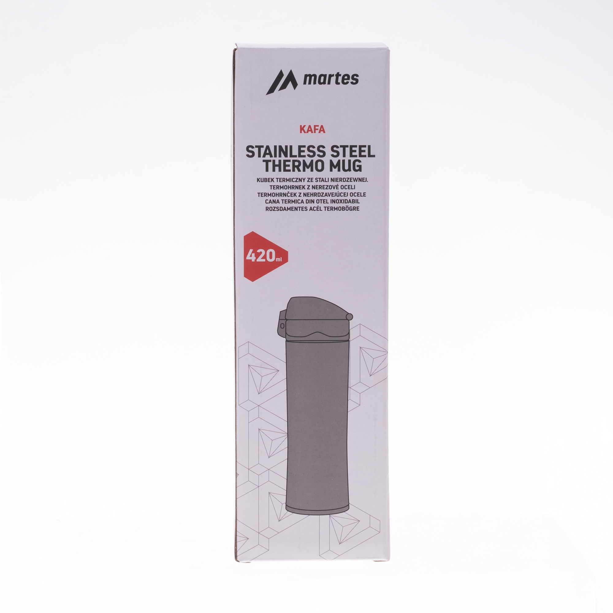 Cană de Călătorie KAFA MARTES - Inox, 420 ml, Rezistentă, Anti-scurgere - 8