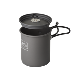 Cana de camping Helikon-Tex, din aluminiu anodizat dur și mânere pliabile