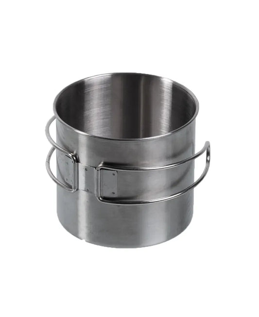Cană din Oțel Inoxidabil 600 ml cu Mânere Tip Sârmă – Ușoară, Compactă, Rezistentă