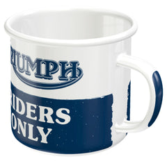 Cana Emailată Triumph Drivers Only Louis - 360ml, Stil Retro