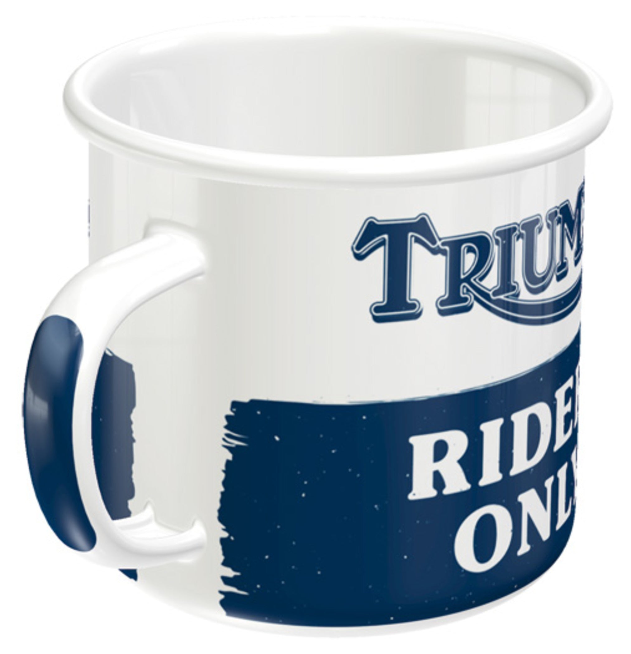 Cana Emailată Triumph Drivers Only Louis - 360ml, Stil Retro