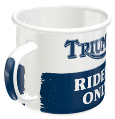 Cana Emailată Triumph Drivers Only Louis - 360ml, Stil Retro