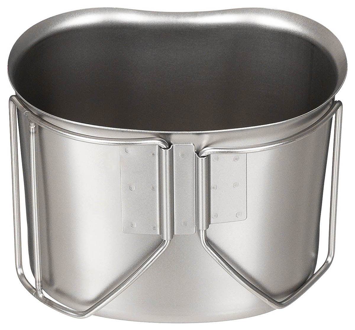 Cană Gamela US Inox MFH - 100% Inox, Mânere Pliabile