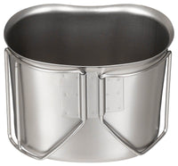 Cană Gamela US Inox MFH - 100% Inox, Mânere Pliabile