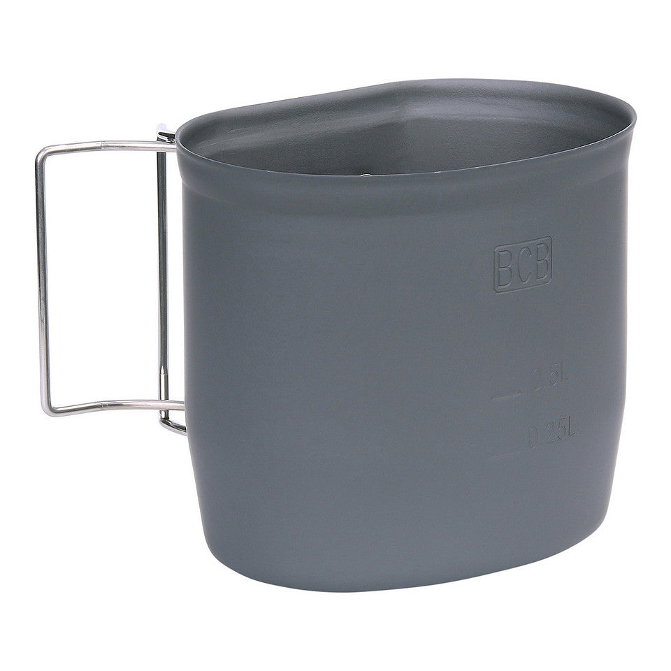 Cană Gătit BCB Crusader Cup Canteen MK 2 Argintiu - Eficiență Maximă pe Teren