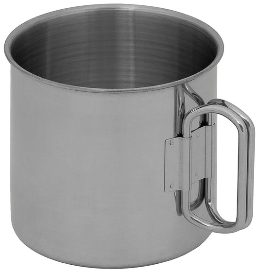 Cană Inox FoxOutdoor - 450ml, Mânere Pliabile