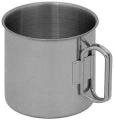 Cană Inox FoxOutdoor - 450ml, Mânere Pliabile