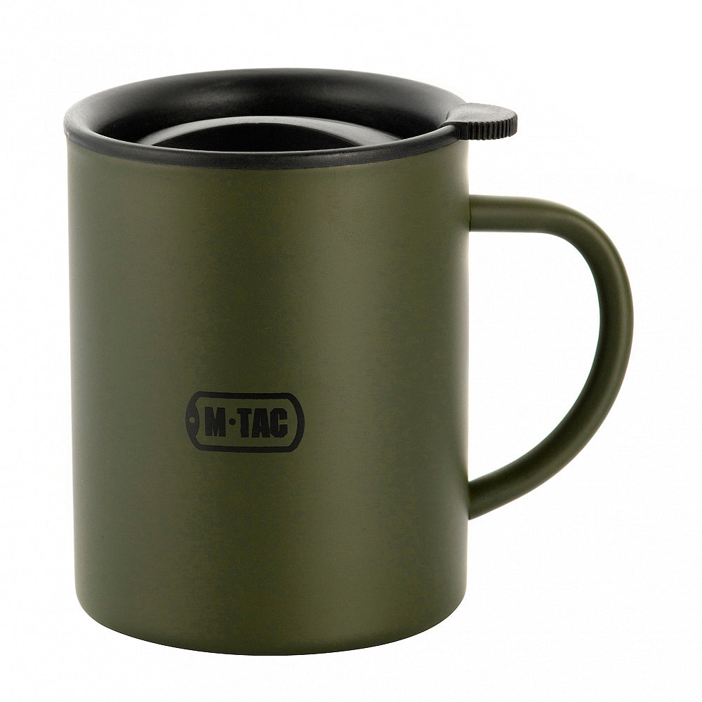 Cana Izolată M-Tac 400 ml - Olive, Termoizolantă cu Capac