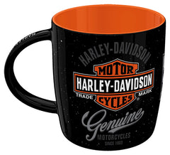Cană Logo Harley-Davidson - Ceramică Robustă, Retro