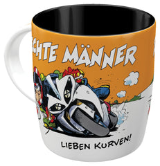 Cana MOTOmania "Bărbați Adevărați" Louis - Ceramică, 0.33L