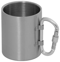 Cană Termo cu Carabiner Inox FoxOutdoor - Dublu perete, 300ml