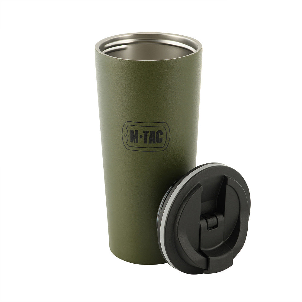 Cana Termo M-Tac 450 ml Olive - Păstrează Băutura Perfectă