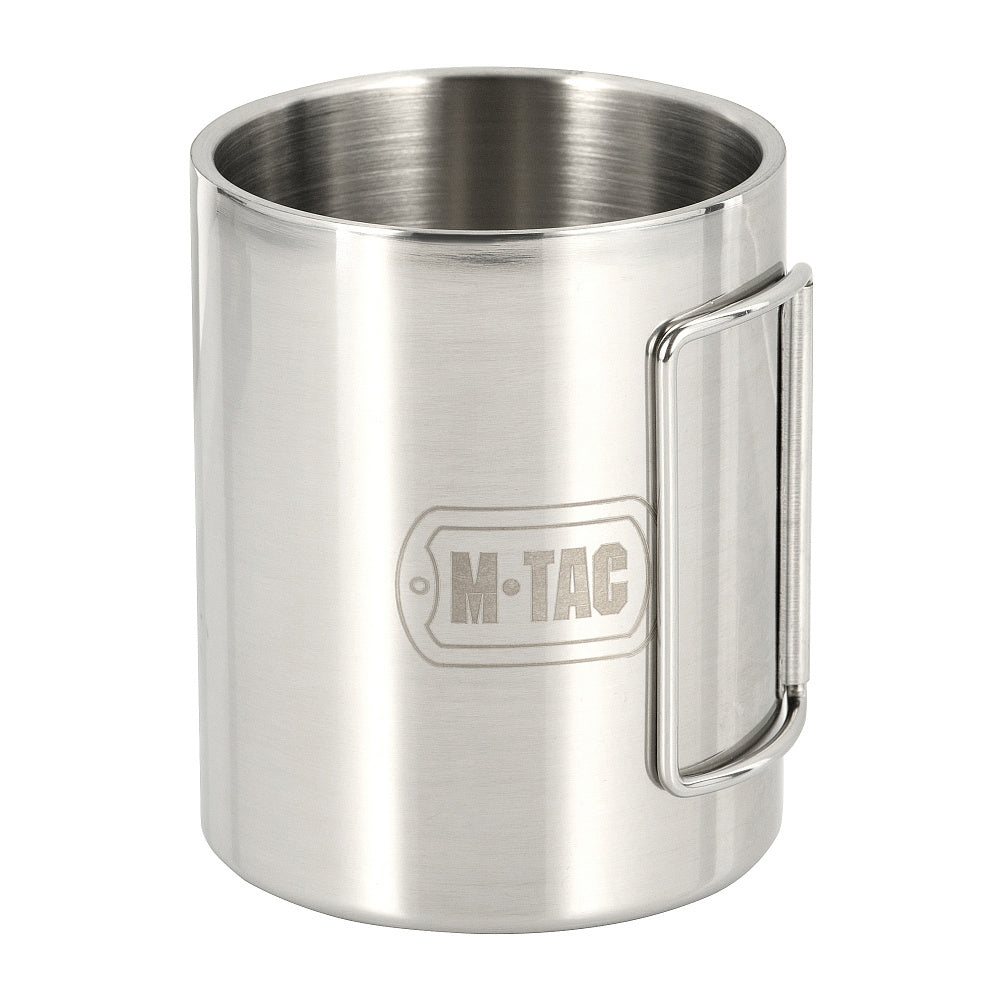 Cana Termo Pliabilă M-Tac - Crom, 450ml