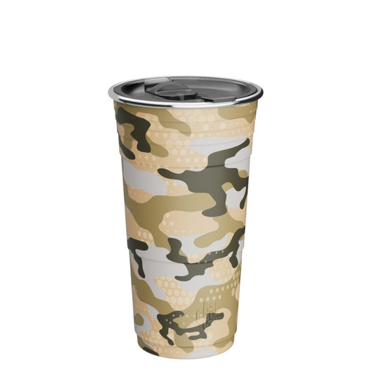 Cana Termo Wyld Cup 24 OZ Desert Camo Wyld Gear Herbertz - Oțel Inoxidabil, Izolație Dublă