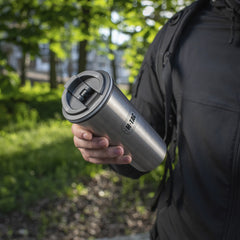 Cana Termoizolantă M-Tac 450 ml - Chrome, Cu Valvă
