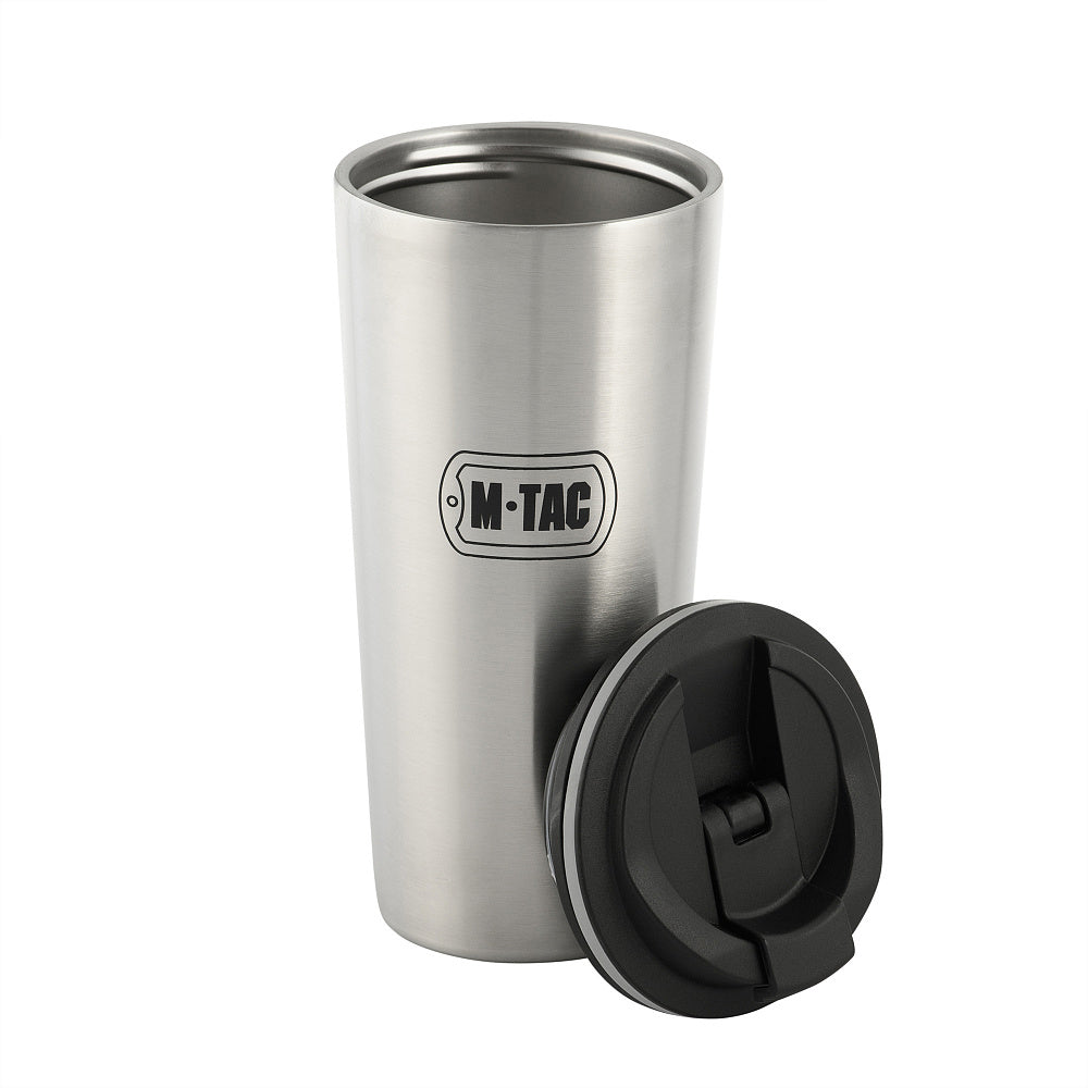 Cana Termoizolantă M-Tac 450 ml - Chrome, Cu Valvă