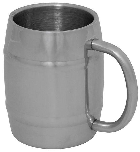 Cană Termoizolantă "Fass" Inox MFH - 400 ml, Perete Dublu