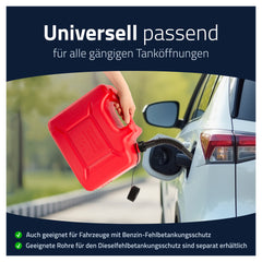Canistră Combustibil Profi 10L Hünersdorff - HDPE, UN-Aprobat