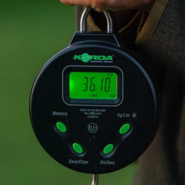 Cântar Digital Korda 132lb/60kg - Precizie Maximă Pescuit - 1