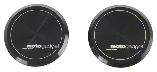 Capace Ghidon mo.grip cap motogadget - Aluminiu, Negru Anodizat