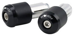 Capete Ghidon PROTECH Universal - Montaj Oglinzi, Aluminiu Negru