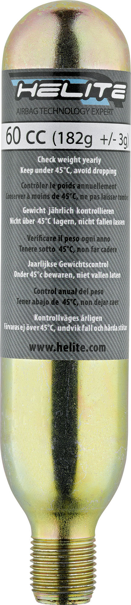 Capsule CO2 Airbag Held 60CC - Reîncărcare Rapidă
