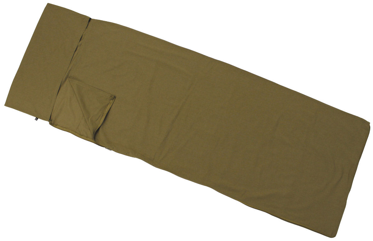 Căptușeală Sac de Dormit Lusen Coyote FoxOutdoor - Fermoar Integral, Compartiment Pernă