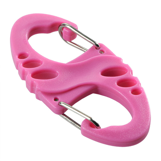 Carabină S din Plastic M-Tac – Roz pentru Echipament Ușor