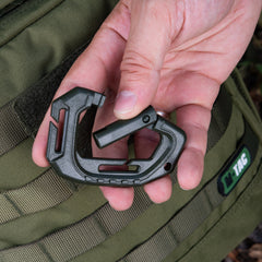 Carabină Tactică M-Tac din Plastic - Olive, Prindere MOLLE Rapidă