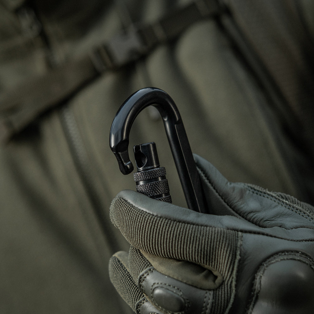 Carabină Trapezoidală M-Tac - Neagră, Rezistență Superioară