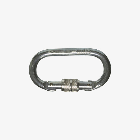 Carabină din oțel cu închidere cu șurub Condor Carabiner Safety Jogger