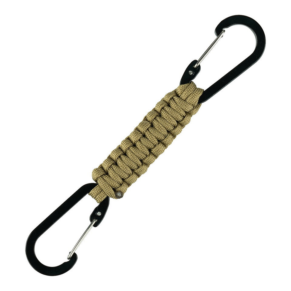 Carabină Dublă cu Paracord JF026 Coyote - Versatilitate Tactică Esențială