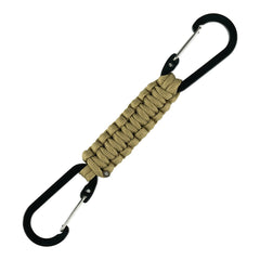 Carabină Dublă cu Paracord JF026 Coyote - Versatilitate Tactică Esențială