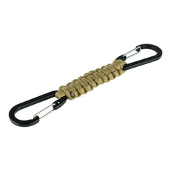 Carabină Dublă cu Paracord JF026 Coyote - Versatilitate Tactică Esențială