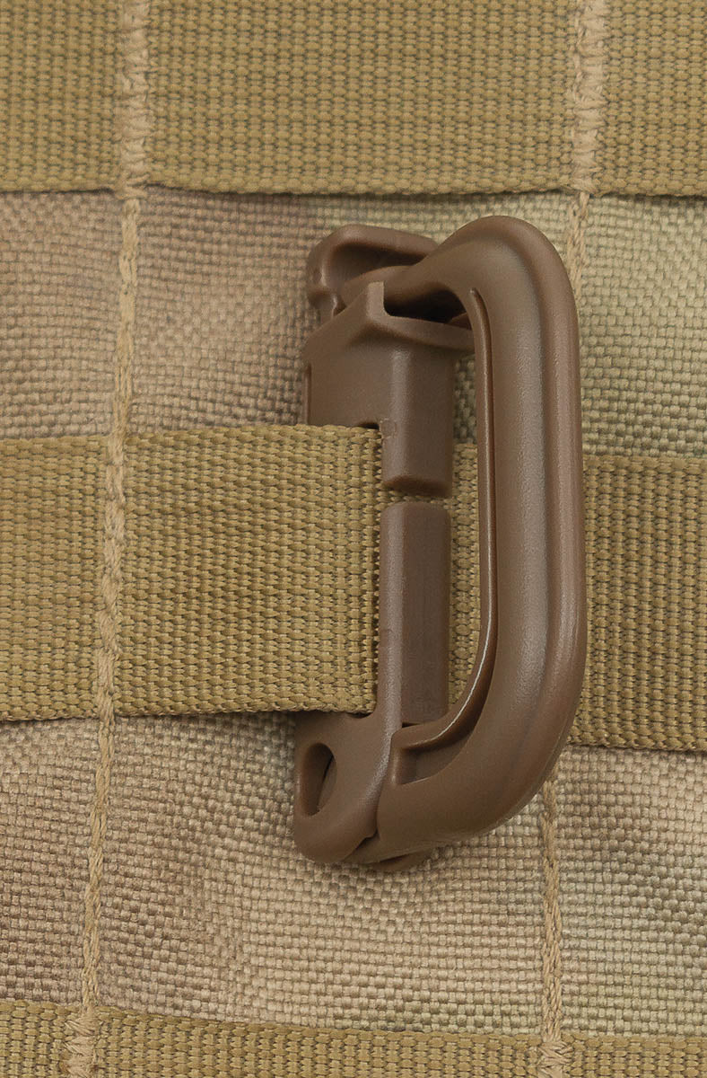 Carabină MOLLE Set 2 Plastic Coyote MFH - Blocabil, POM