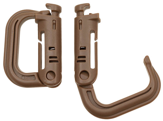 Carabină MOLLE Set 2 Plastic Coyote MFH - Blocabil, POM