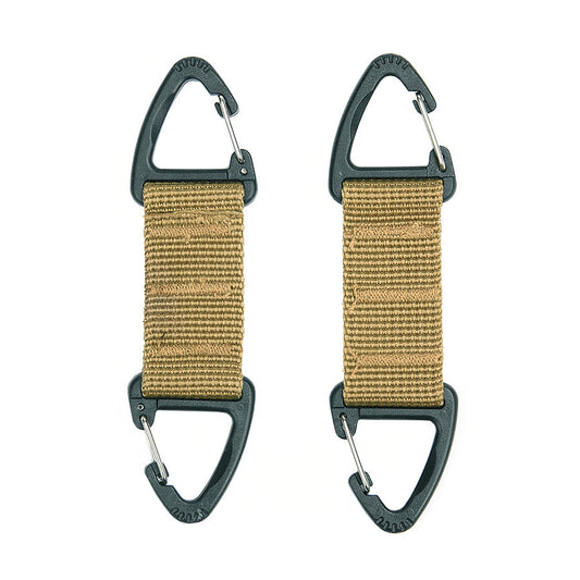 Carabina Tactica Double Hook 2-pack JFO01 Coyote - Organizare Dublă, Acces Rapid