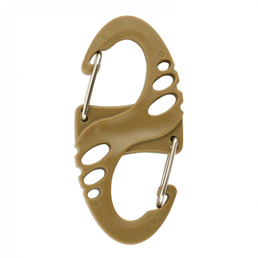 Carabinieră S-Hook Plastic M-Tac - Coyote, Compactă și Ușoară