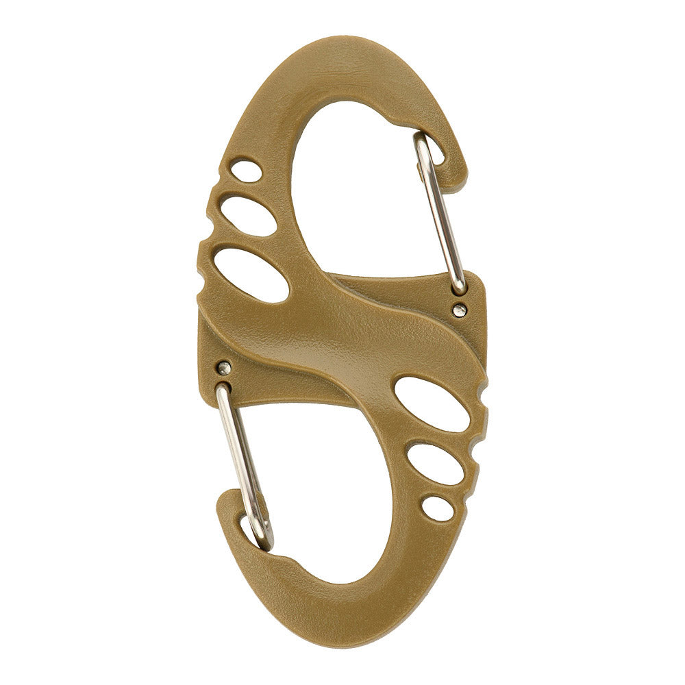 Carabinieră S-Hook Plastic M-Tac - Coyote, Compactă și Ușoară