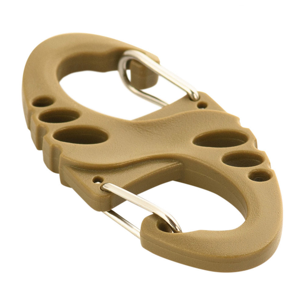 Carabinieră S-Hook Plastic M-Tac - Coyote, Compactă și Ușoară