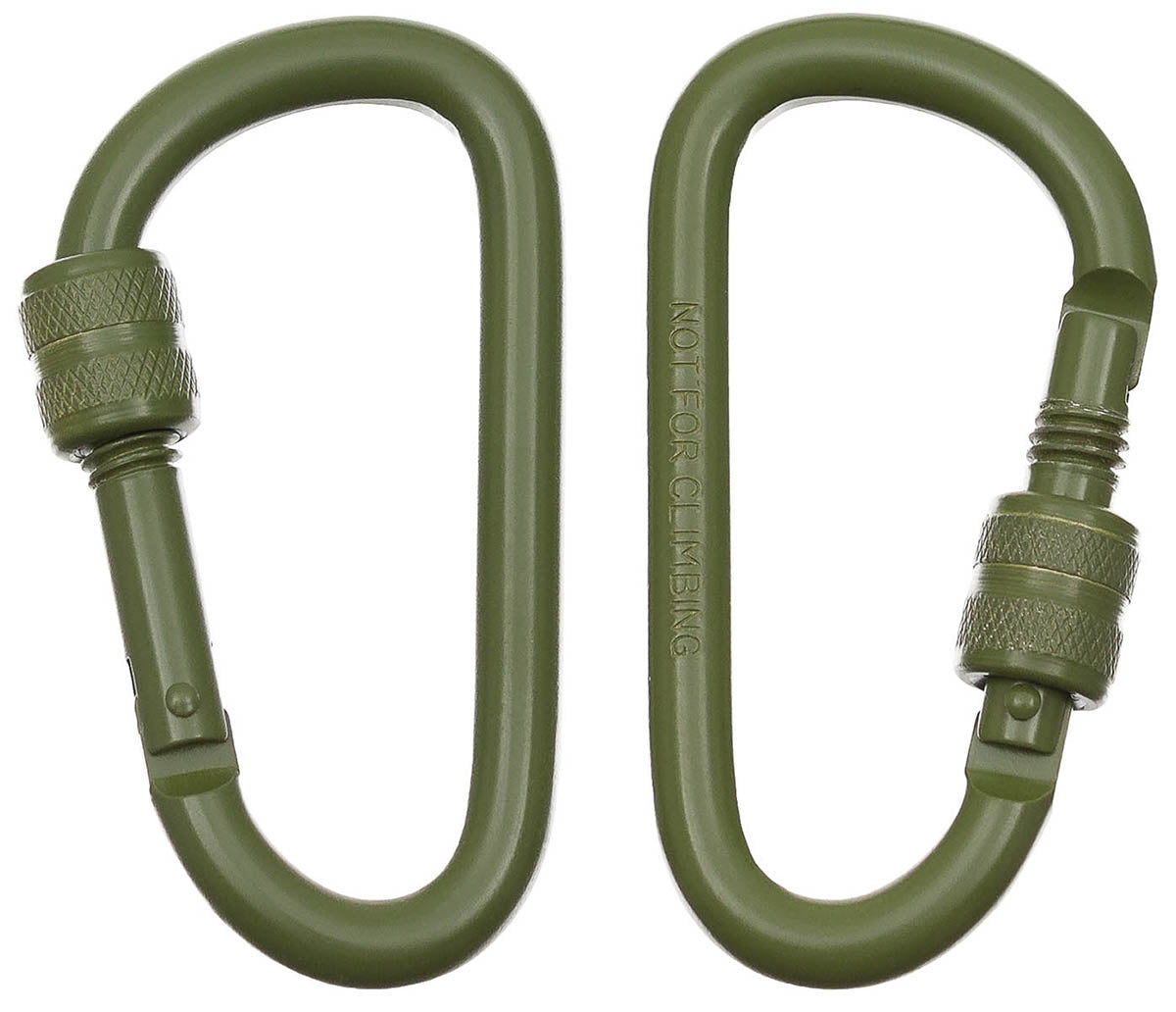 Carabinieră cu filet 8x8cm Oliv MFH - Aluminiu, Set 2 buc.