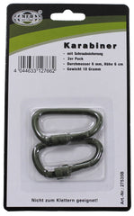 Carabinieră cu șurub Olive MFH - Aluminiu, Set 2 buc.