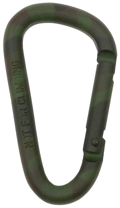 Carabinieră Karabinerhaken D 6 mm x 5,5 cm Camo MFH - D 6mm, 100% Aluminiu
