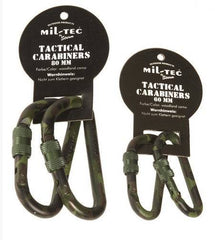 Carabinieră Mil-Tec – Aluminiu, 6 cm, Set 2 Buc., Woodland