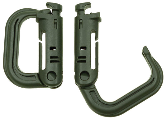 Carabiniere Plastic MOLLE Verde OD MFH - Set 2, Blocabile