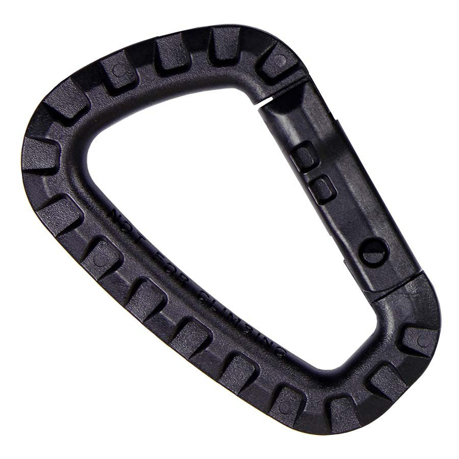 Carabiniere Tactic Plastic Negru - Fixare Rapidă, Fără Greutate
